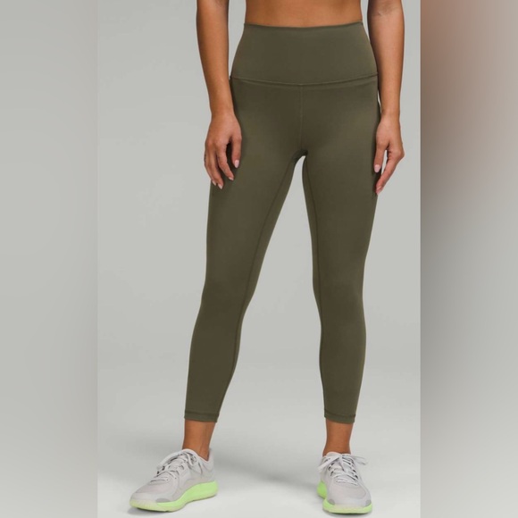 lululemon athletica Pants - Lululemon Wunder Train High-Rise Tight with Pockets 25" - Carob Brown